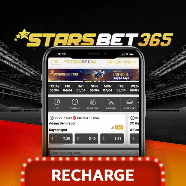 Starsbet 365 RECHARGE StarsBets365 recharge