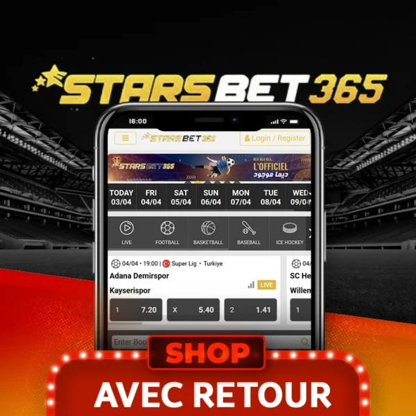 Starsbet 365 avec retour Starsbet 365 avec retour