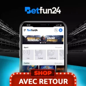 betfun avec retour tunisie